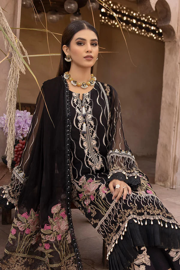 Johra Gold Luxury Chiffon Collection 100% Original