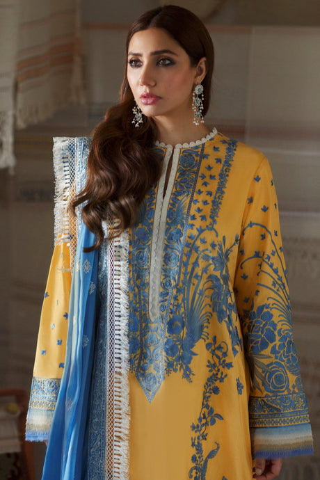 ELAN Embroidered Lawn Collection 2021 -100% Original Guaranteed