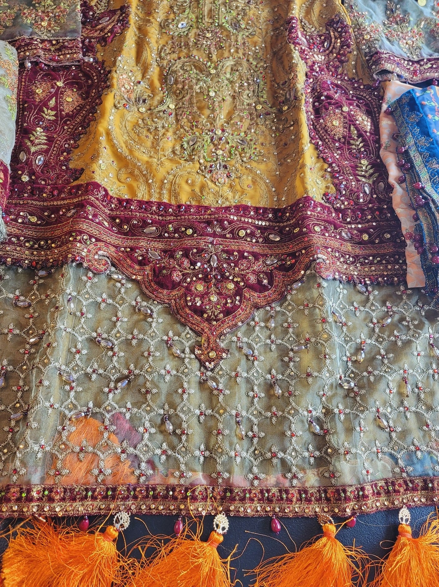 Pakistani Stitched Embroidery Party Wear Dresses Ready To Ship