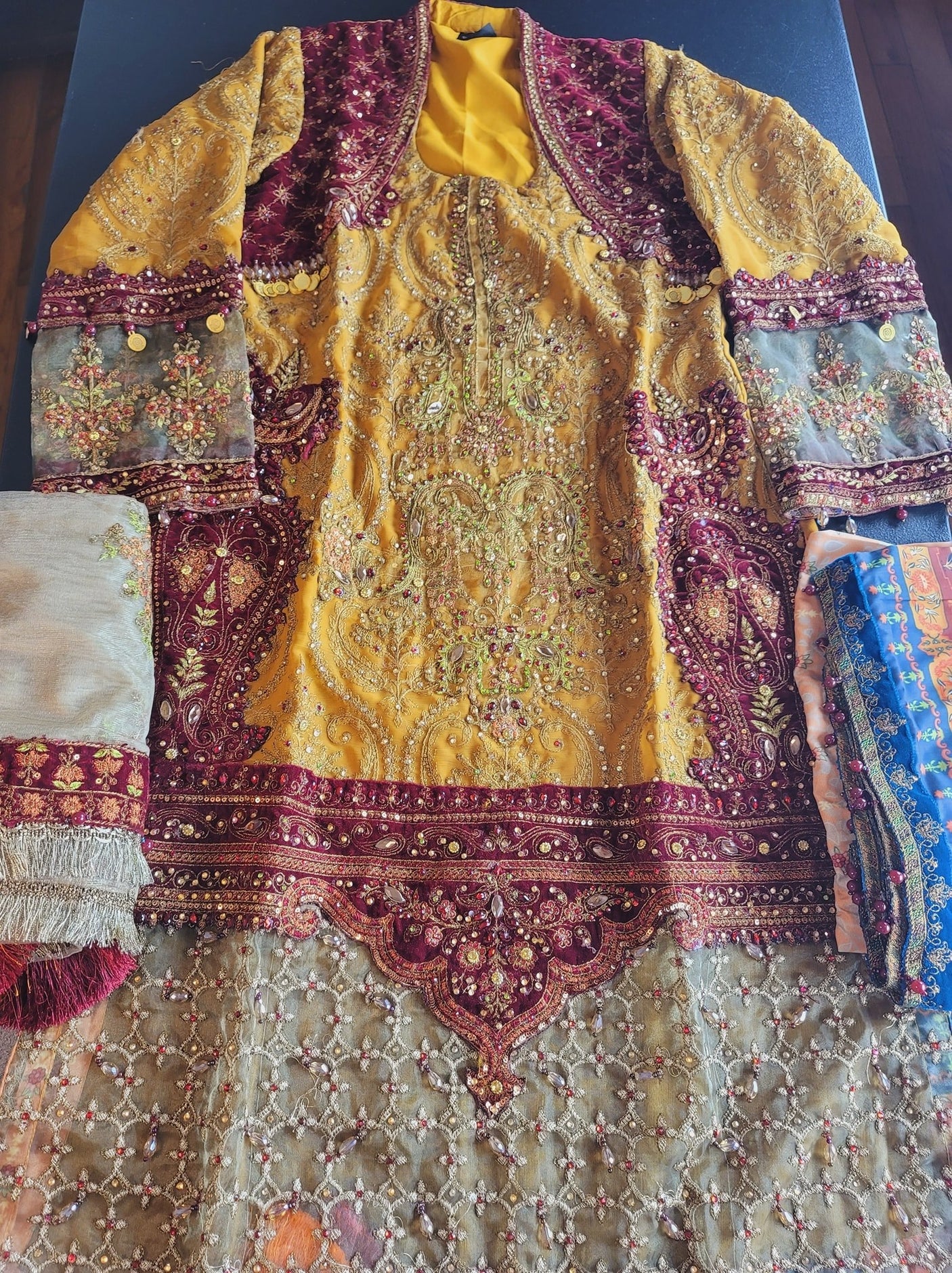 Pakistani Stitched Embroidery Party Wear Dresses Ready To Ship