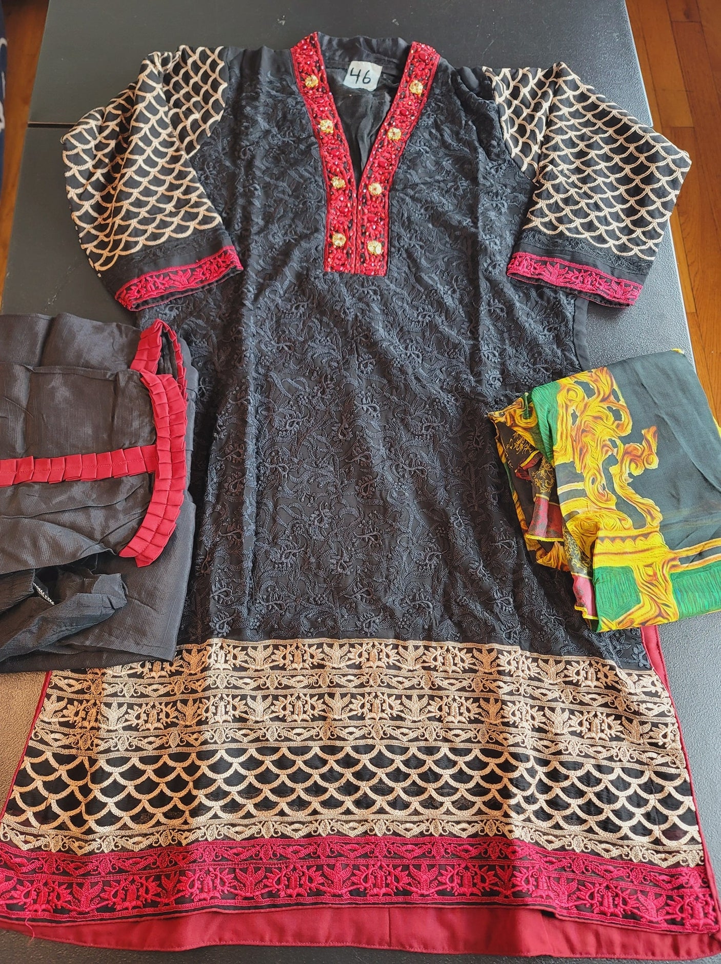 Pakistani Stitched Embroidery Party Wear Dresses Ready To Ship