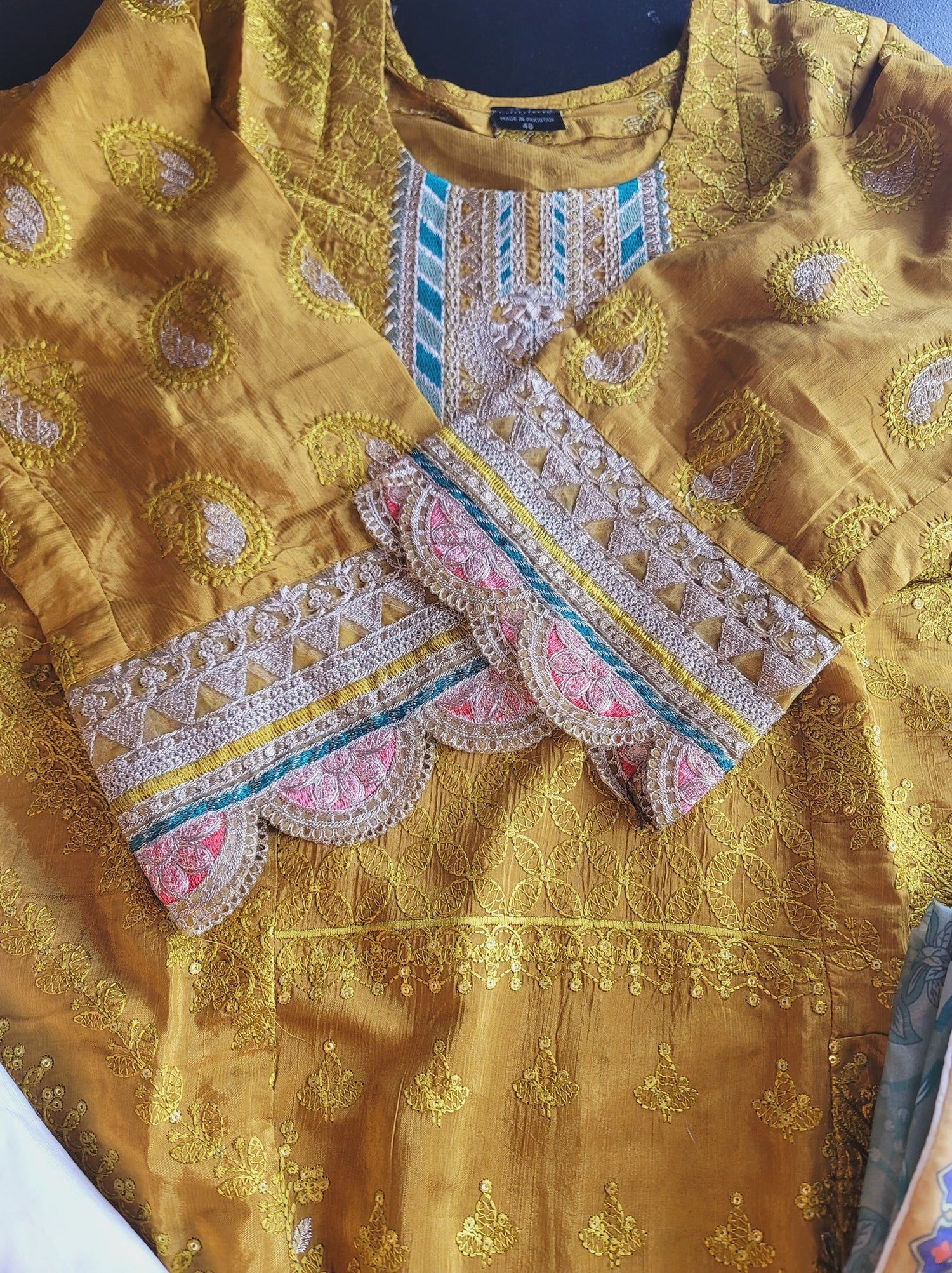 Pakistani Stitched Embroidery Party Wear Dresses Ready To Ship