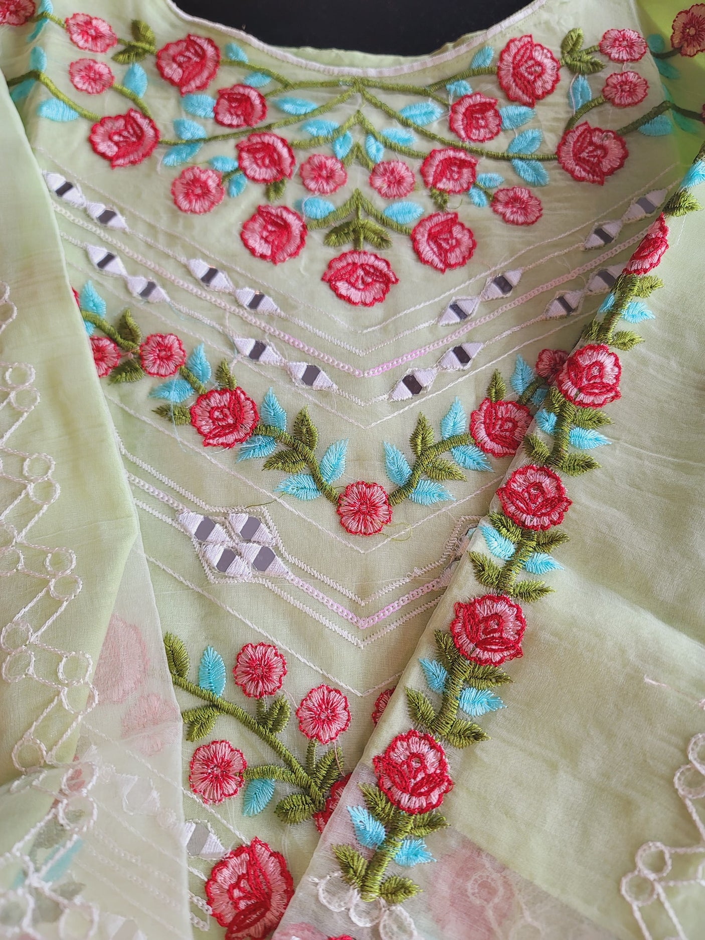 Pakistani Stitched Embroidery Party Wear Dresses Ready To Ship