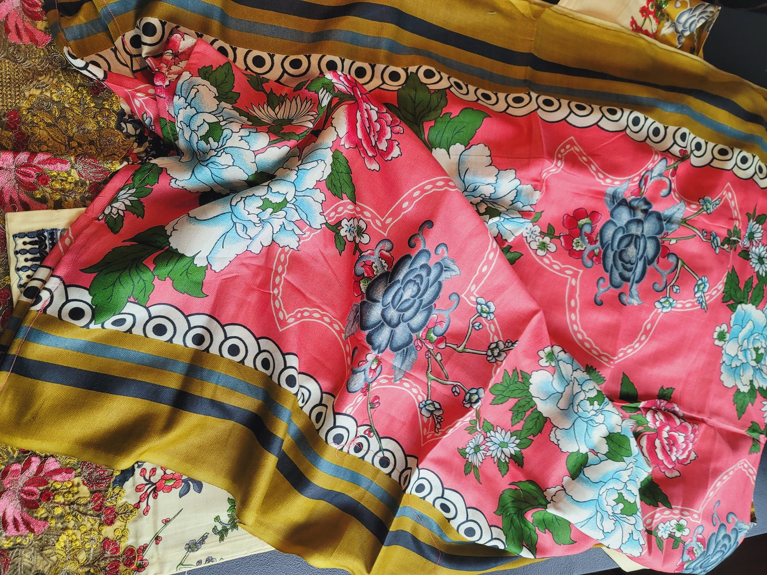 Pakistani linen Embroidered Salwar kameez Ready To Ship