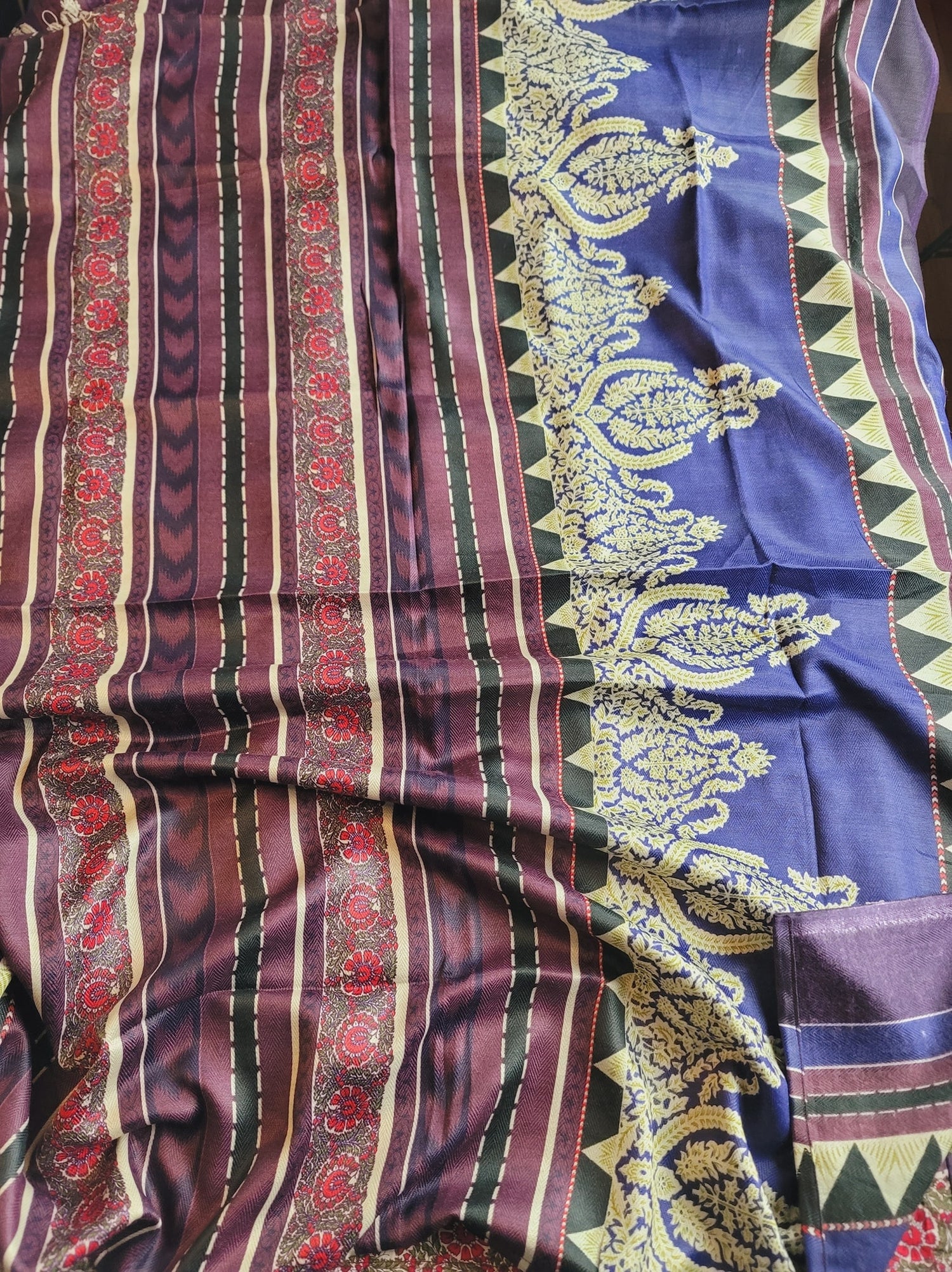 Pakistani linen Embroidered Salwar kameez Ready To Ship