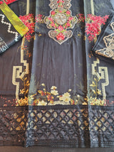 Pakistani Linen Embroidered Salwar kameez Ready To Ship