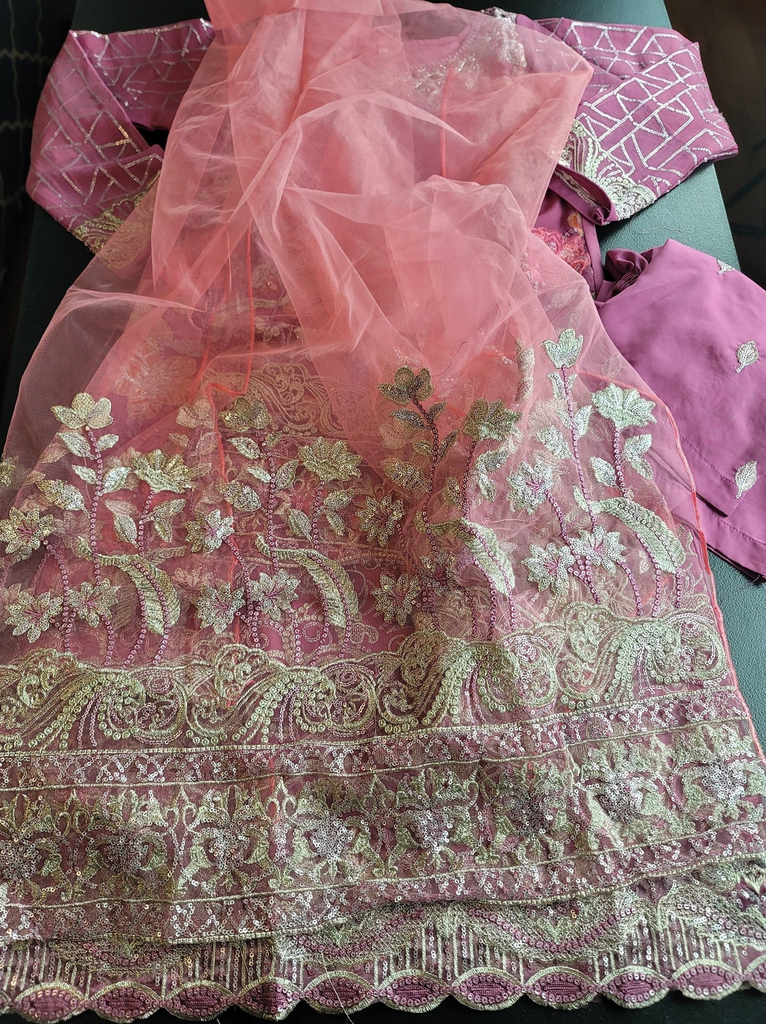 Pakistani Stitched Embroidery Party Wear Dresses Ready To Ship