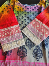 Indian Cotton Stitched Embroidery Suit Ready To Ship