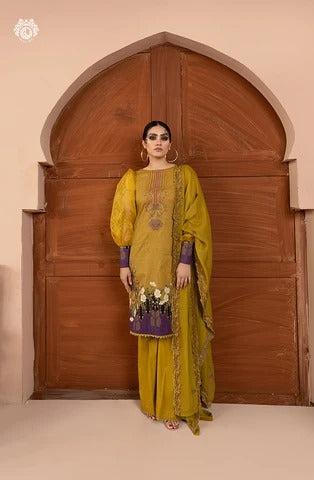 Tehzeeb Cotton Embroidered Collection by Guljee-100% Original Guaranteed