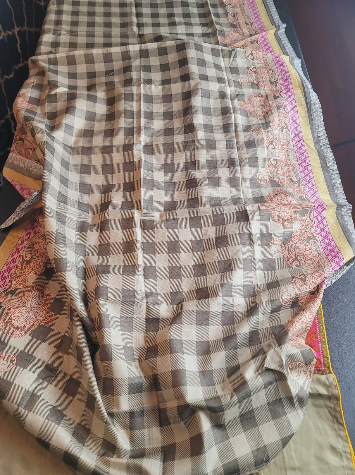 Pakistani Linen Embroidered Salwar kameez Ready To Ship