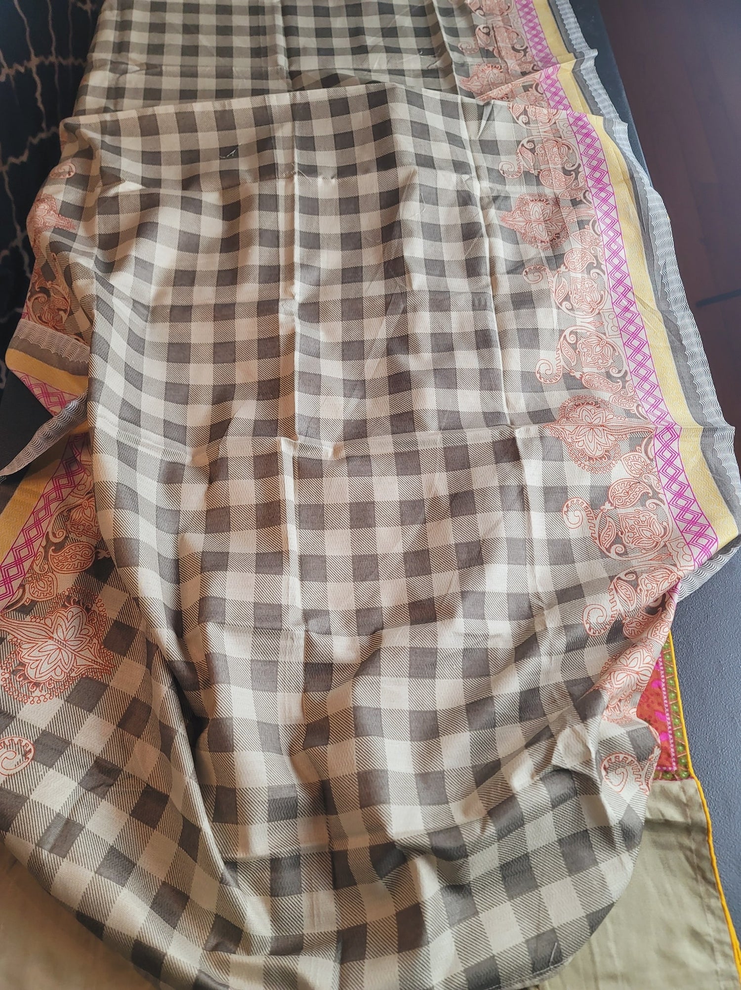 Pakistani Linen Embroidered Salwar kameez Ready To Ship