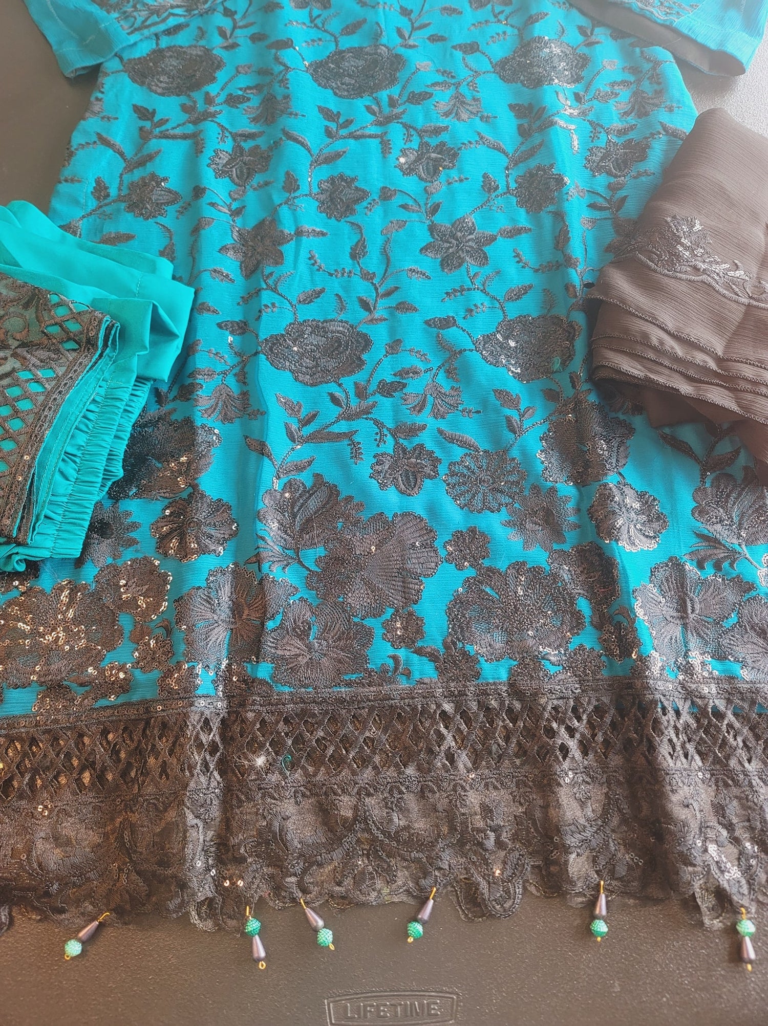 Pakistani Stitched Embroidery Party Wear Dresses Ready To Ship