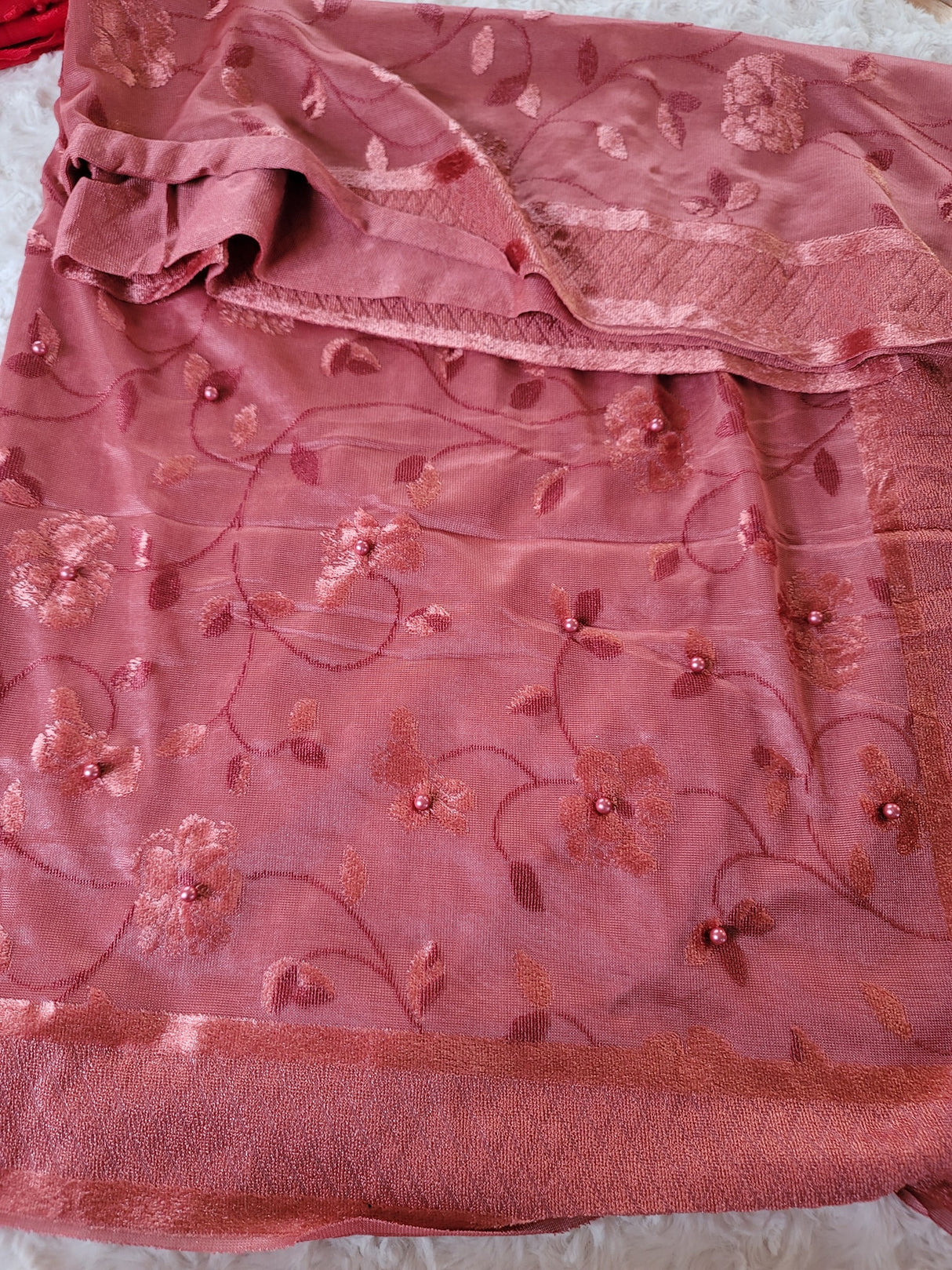 Super soft & long party hijab with pearl 2021