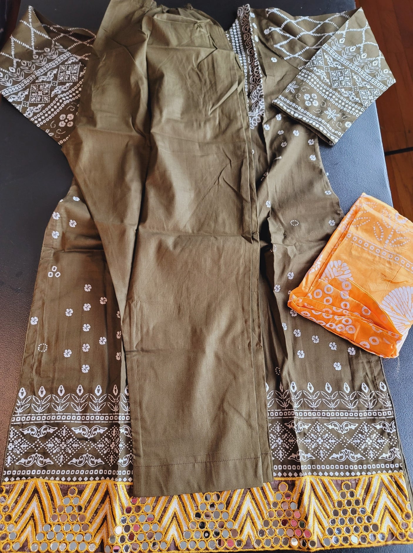 Pakistani Lawn Embroidered Salwar kameez Ready To Ship