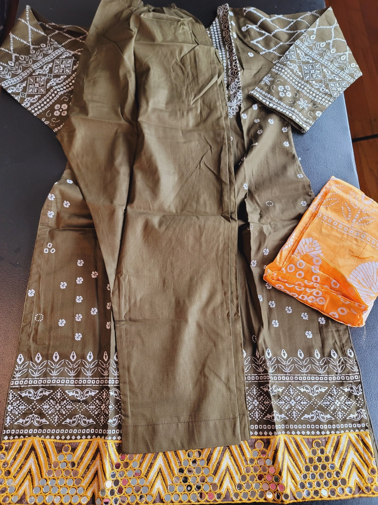 Pakistani Lawn Embroidered Salwar kameez Ready To Ship