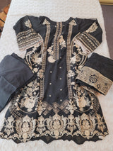 Pakistani Stitched Embroidery Party Wear Dresses Ready To Ship