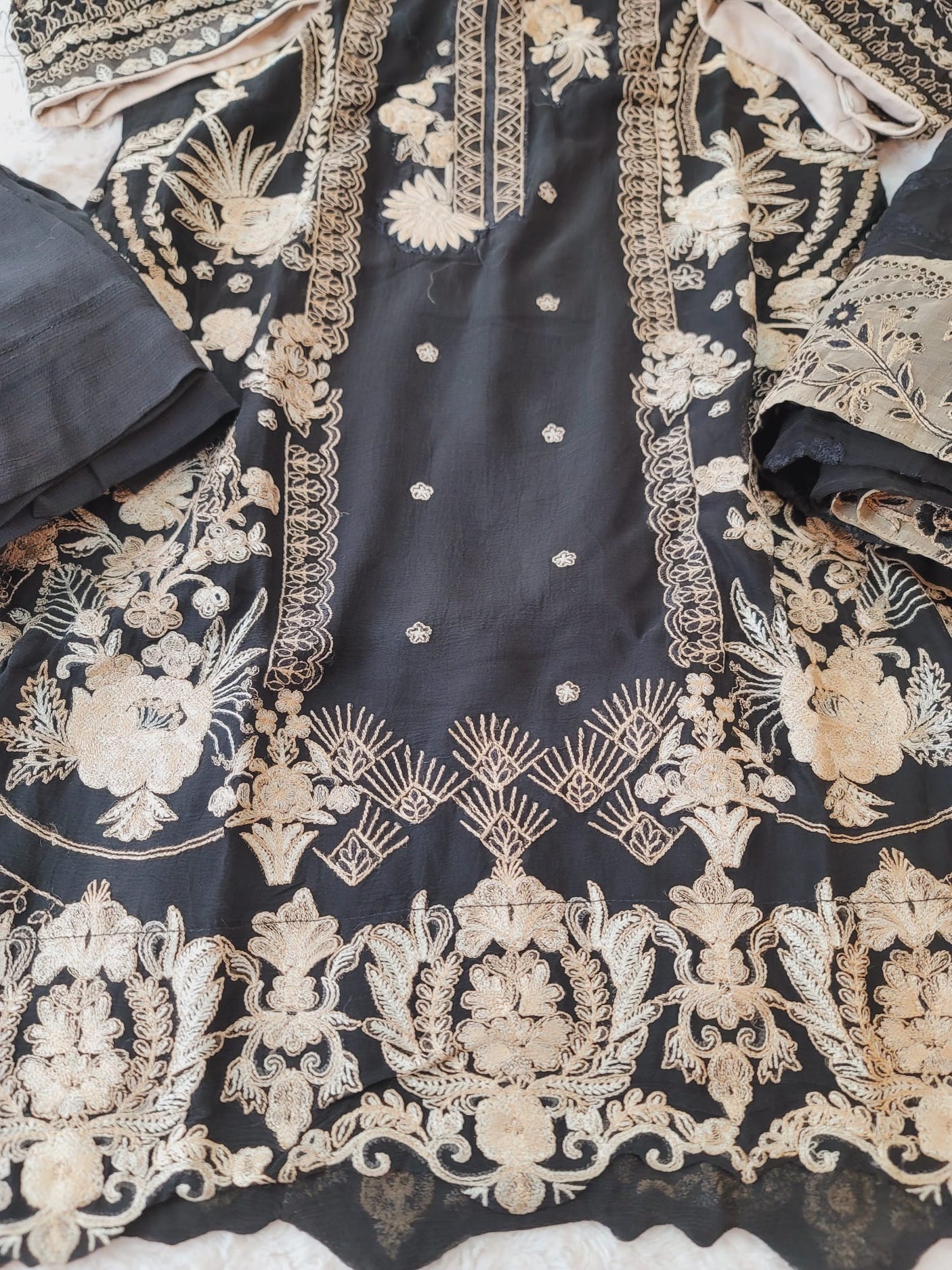 Pakistani Stitched Embroidery Party Wear Dresses Ready To Ship
