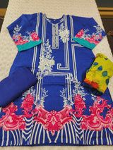 Pakistani Stitched Printed Lawn Salwar kameez ready to ship