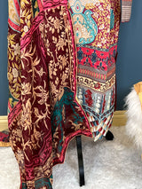 Pakistani Stitched Embroidered lawn Salwar kameez ready to ship