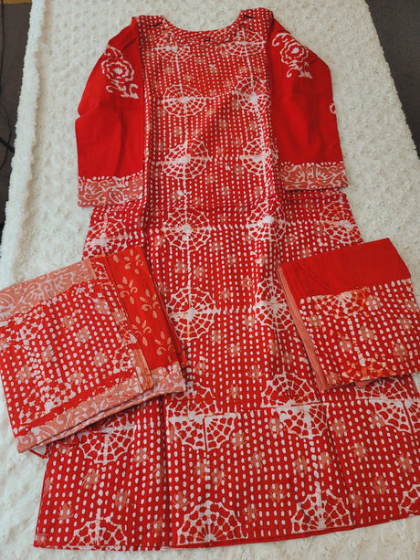 Bangladeshi batik salwer kamiz