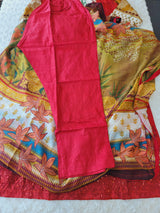 Pakistani Stitched lawn Embroidered Salwar kameez ready to ship