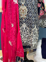 Pakistani Embroidered Party wear  Ready To Ship