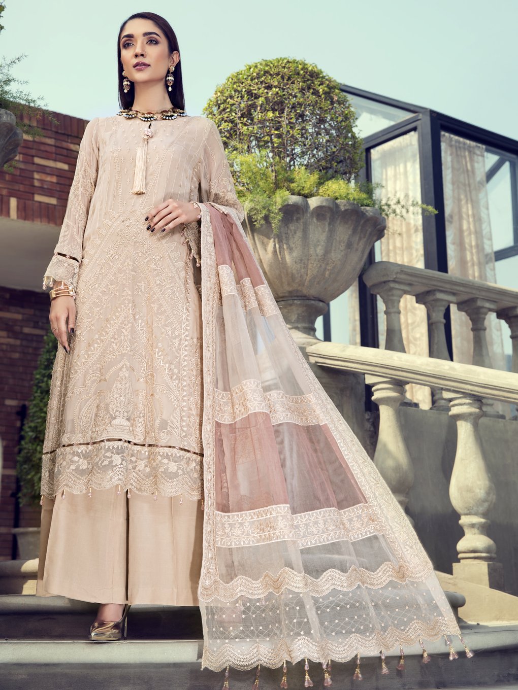 Resham Ghar Luxury Embroidered Chiffon Collection 2021 -100% Original Guaranteed