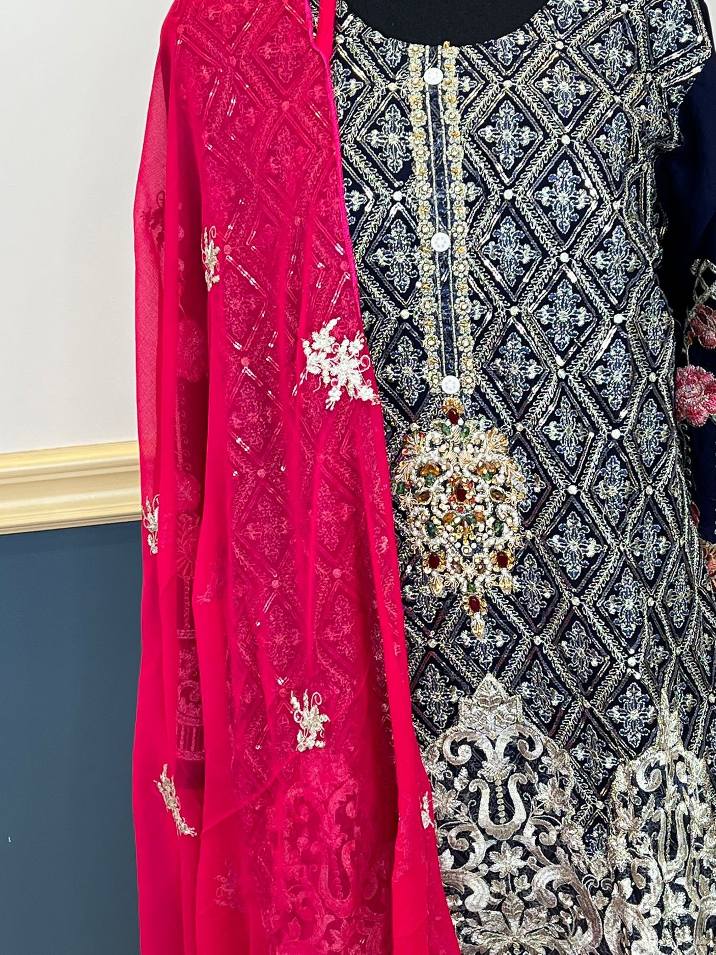 Pakistani Embroidered Party wear  Ready To Ship