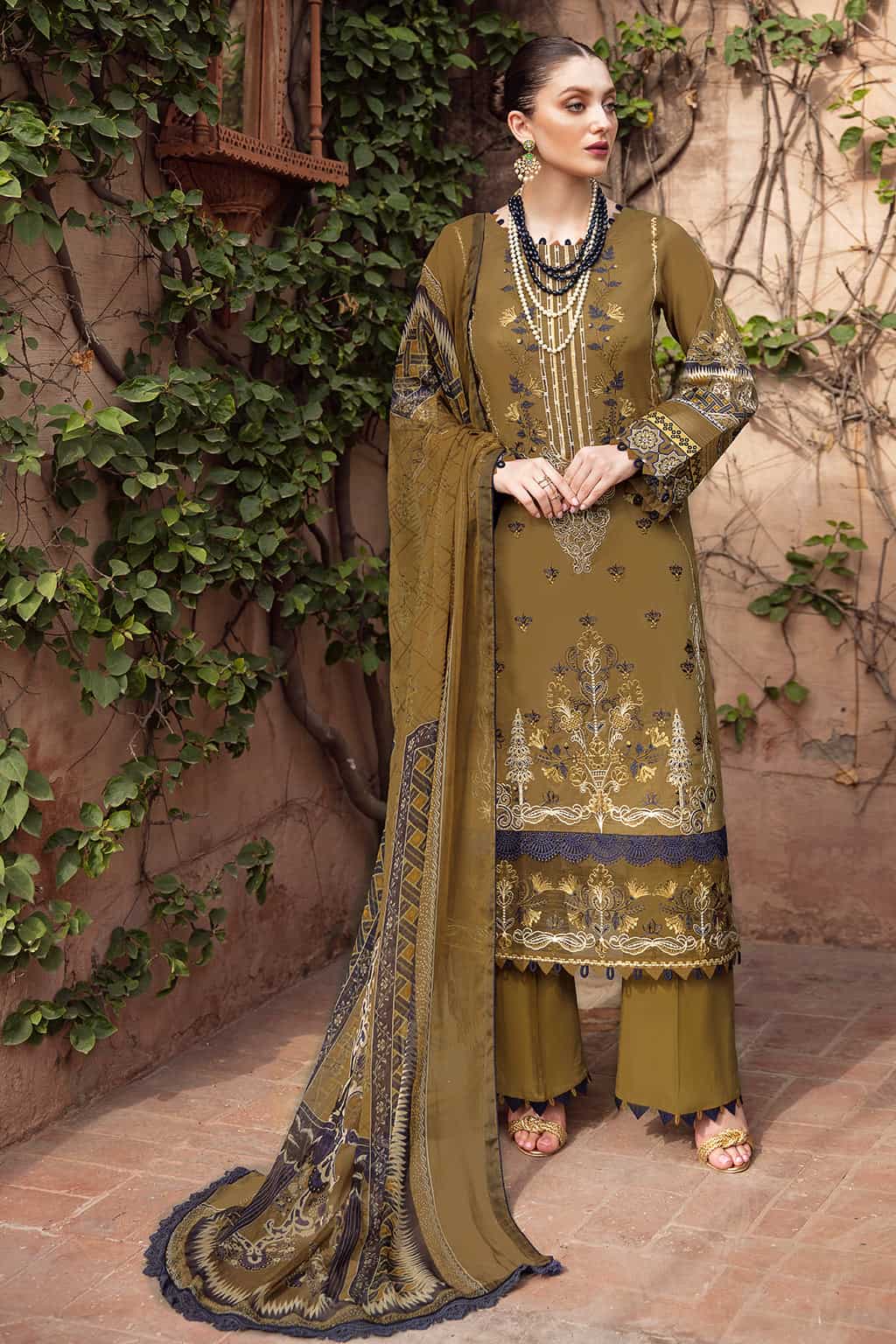 Mashaal By Ramsha Luxury Lawn 100% Original Ready To Ship