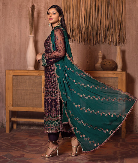 Zarif Festive Luxury Chiffon Embroidered 2021 -100% Original Guaranteed