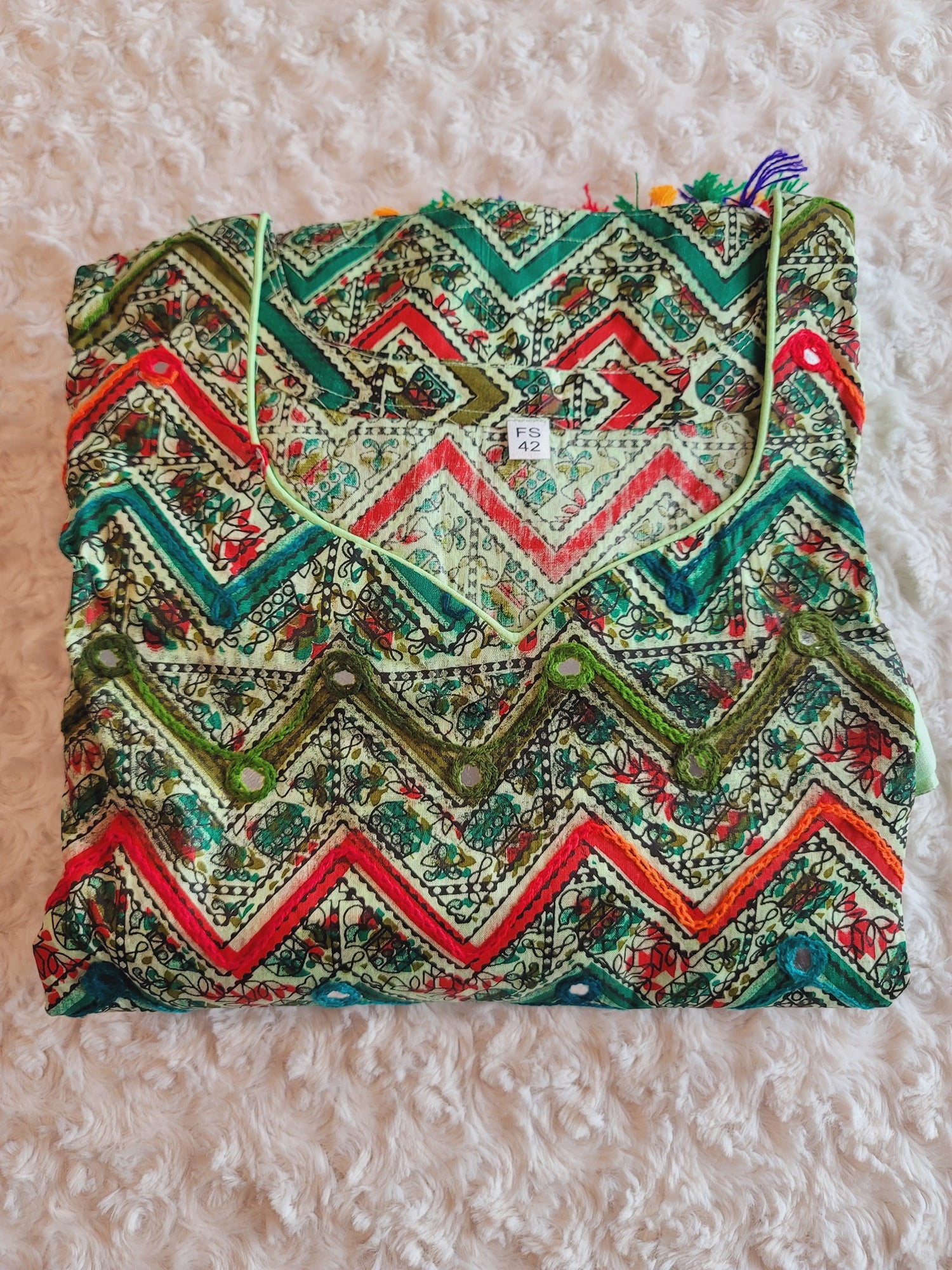 Bangladeshi cotton dress with cotton dupatta