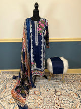 Pakistani Stitched Embroidered lawn Salwar kameez ready to ship