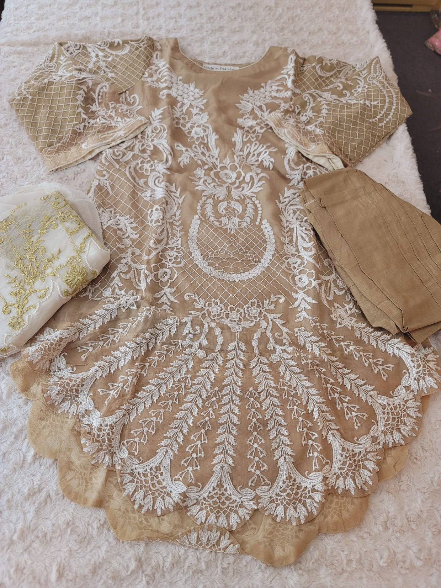 Pakistani Stitched Embroidery Party Wear Dresses Ready To Ship