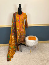 Pakistani Stitched Embroidered lawn Salwar kameez ready to ship