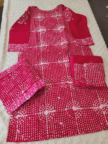 Bangladeshi batik salwer kamiz