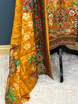 Pakistani Stitched Embroidered lawn Salwar kameez ready to ship