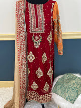 Pakistani Embroidered Party wear  Ready To Ship