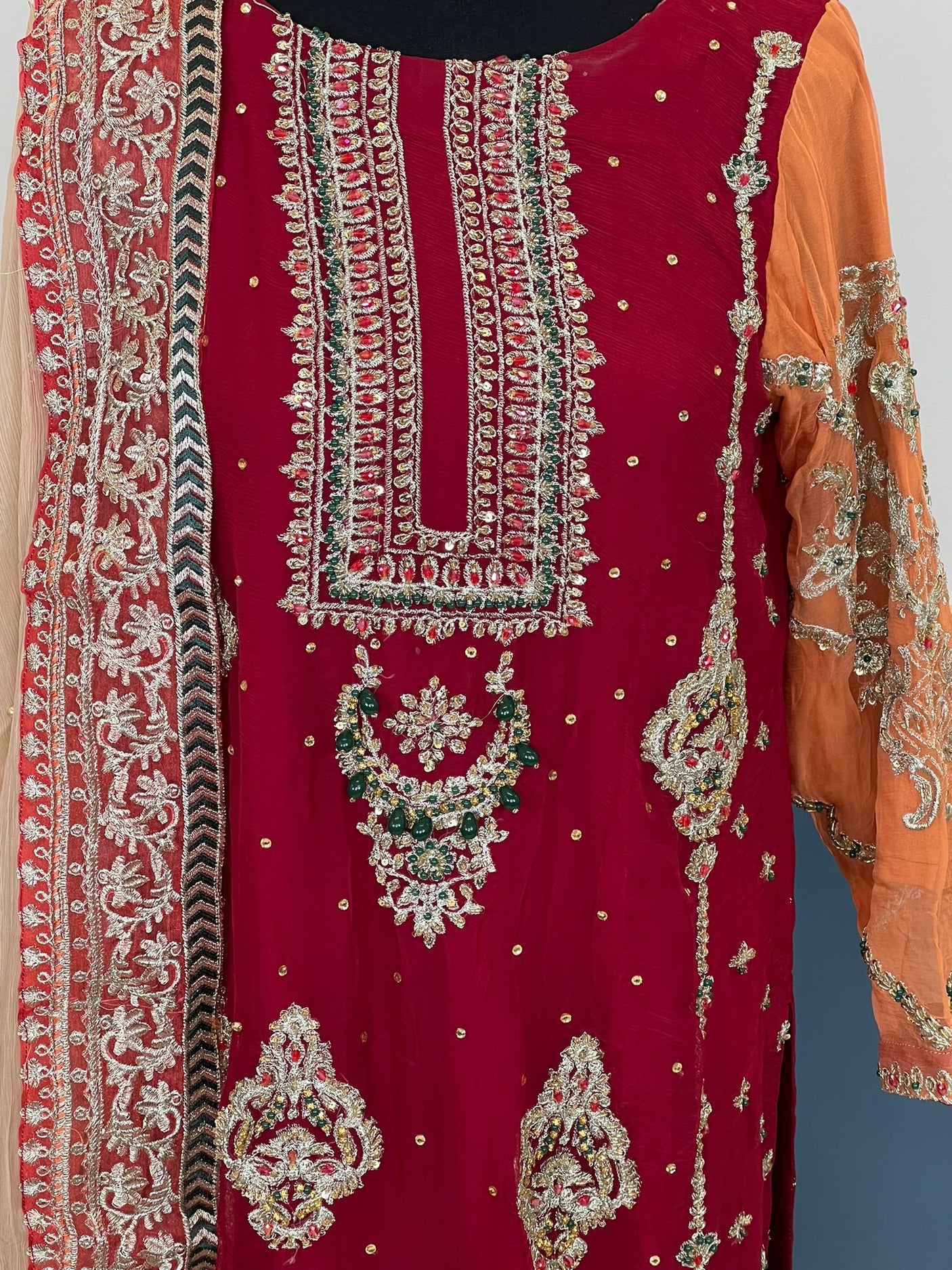 Pakistani Embroidered Party wear  Ready To Ship