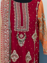 Pakistani Embroidered Party wear  Ready To Ship
