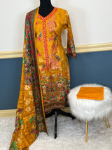 Pakistani Stitched Embroidered lawn Salwar kameez ready to ship