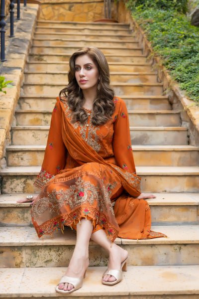 Mizka by Mi-Creation Luxury  Embroidered Chiffon Collection-100% Original
