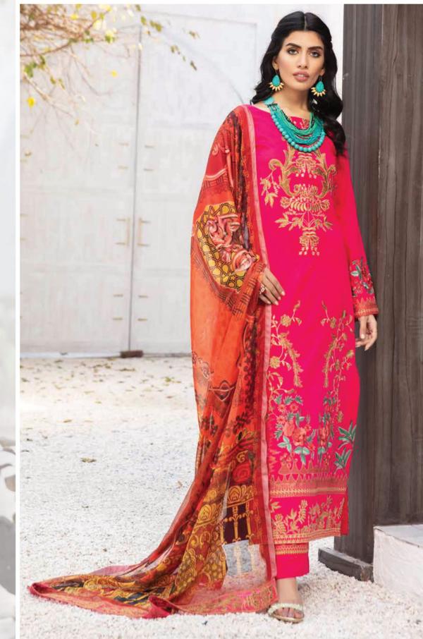 FALAK By Johra Embroidered Lawn Collection 2021 -100% Original Guaranteed