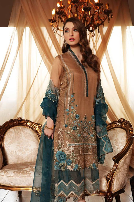 Charizma Chimmer Festive Chiffon Collection 2021-100% Original Guaranteed
