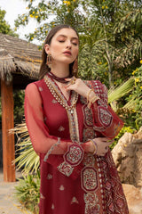 Charizma Diamond Dust Luxury Chiffon Embroidered 100% Original Guaranteed
