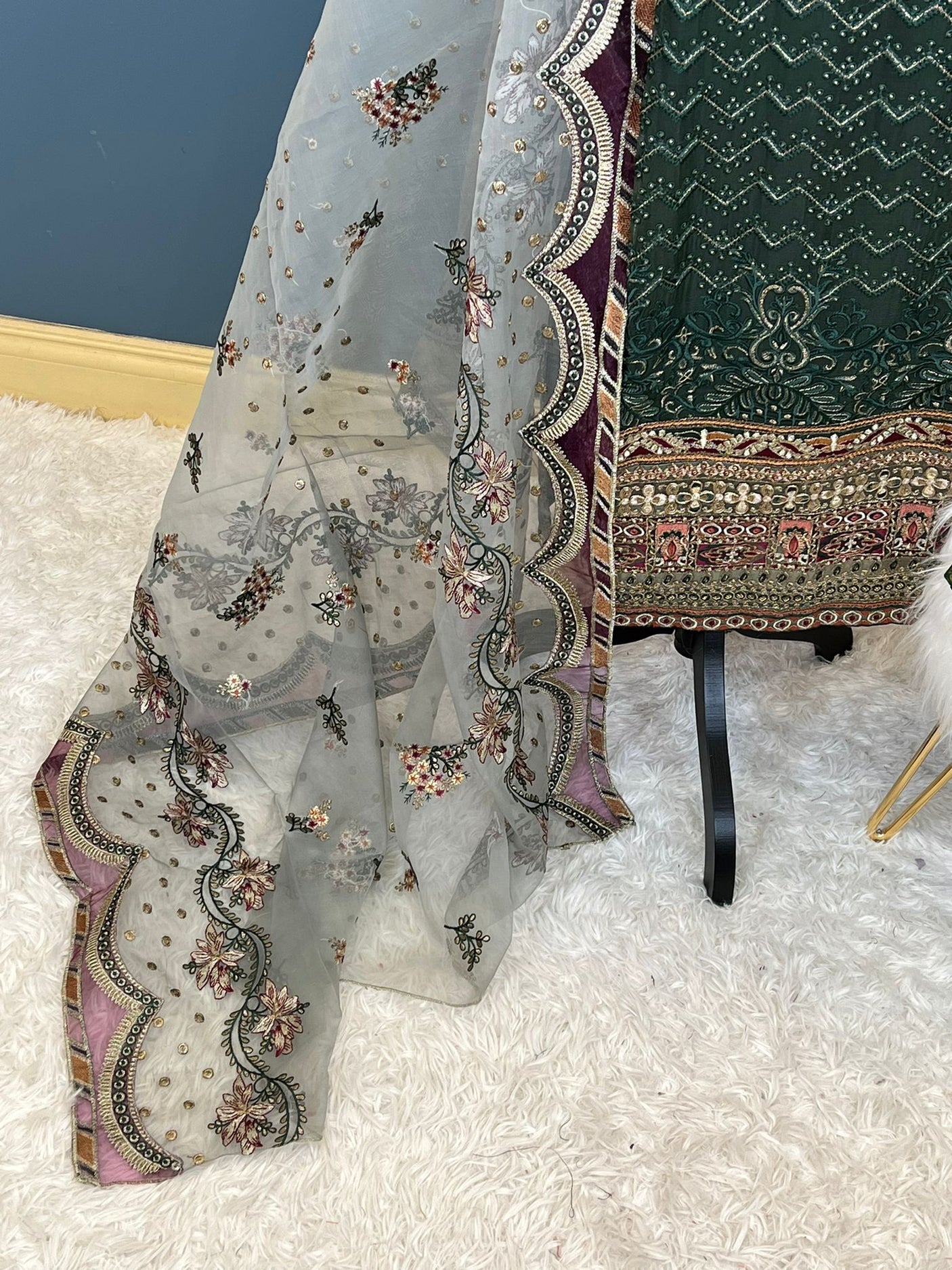 Pakistani Embroidered Party wear  Ready To Ship