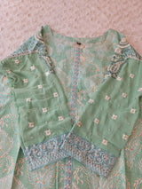 Indian Cotton Stitched Embroidery Suit Ready To Ship