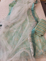 Indian Cotton Stitched Embroidery Suit Ready To Ship