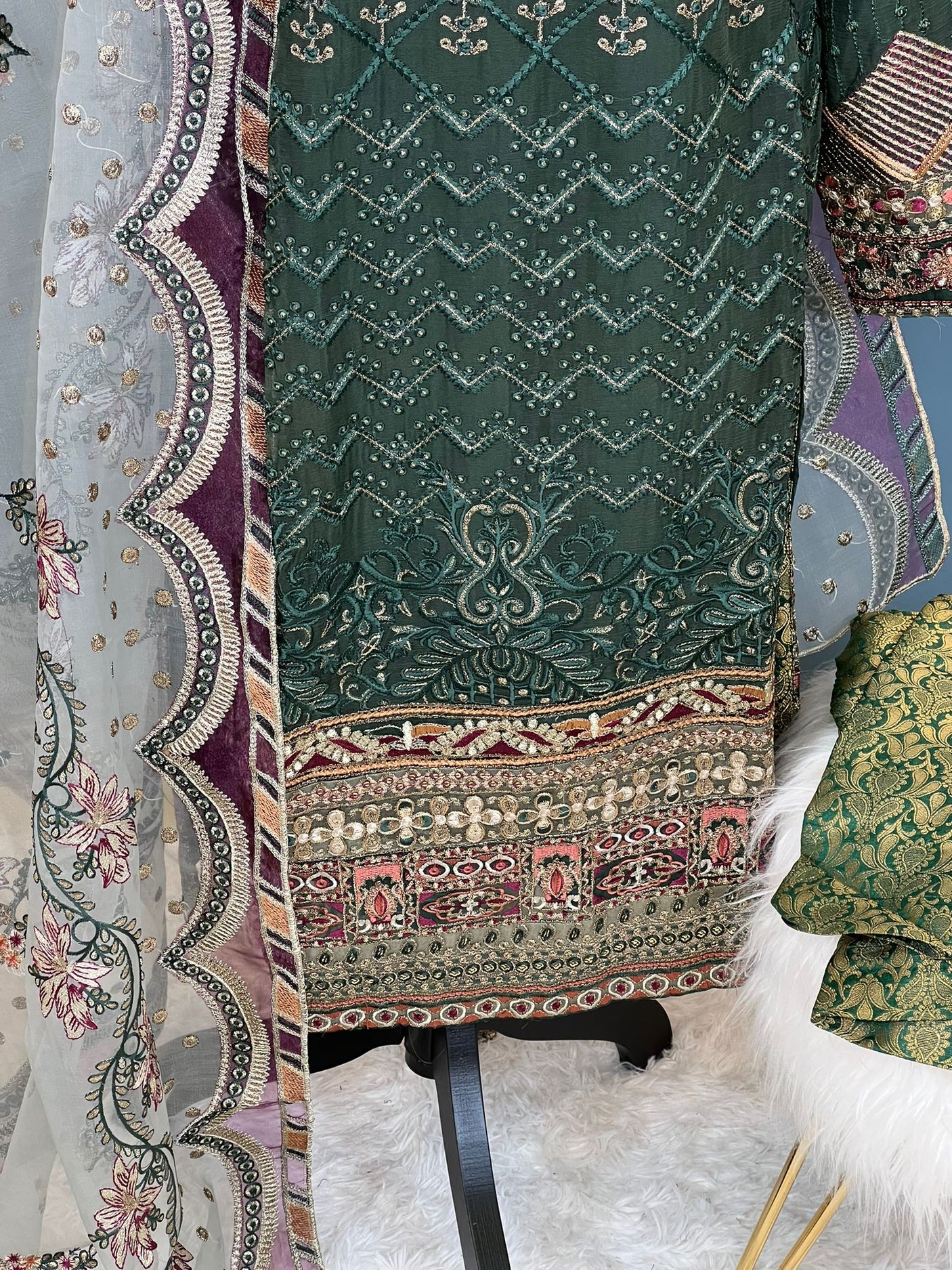 Pakistani Embroidered Party wear  Ready To Ship