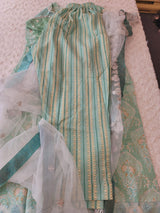 Indian Cotton Stitched Embroidery Suit Ready To Ship