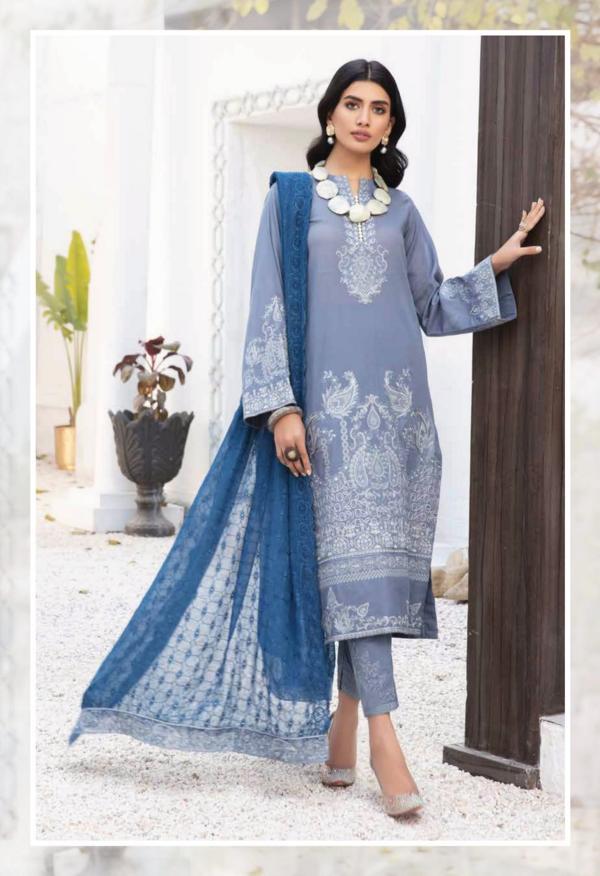 FALAK By Johra Embroidered Lawn Collection 2021 -100% Original Guaranteed